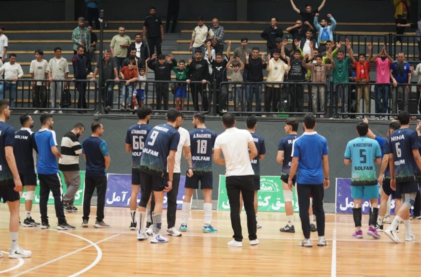  گزارش تصویری از دیدار تیم های کودگلفام آمل و کاسپین رضوان شهر