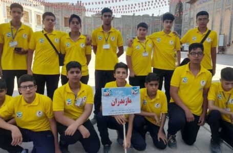 افتخار آفرینی تیم دانش آموزان آملی مازندران در مسابقات کشوری دادرس