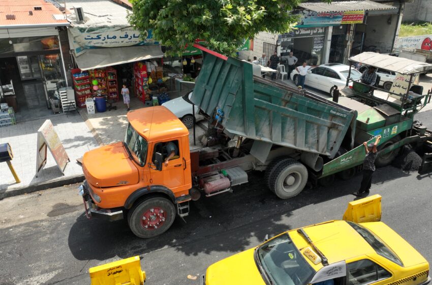  همه قسمتهای شهر در نوبت آسفالت