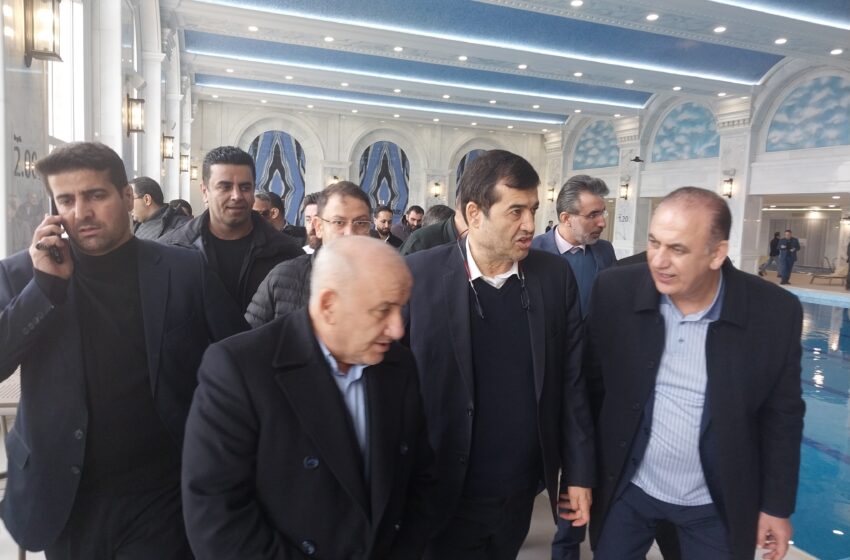  افتتاح استخر مجلل نیاوران با حضور وزیر ورزش در آمل